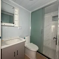 Maison conteneur extensible 20/40 pieds, 1 à 4 chambres, maisonnette préfabriquée avec cuisine et salle de bain