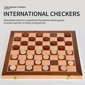 Set di <span class=keywords><strong>Scacchi</strong></span> e Backgammon <span class=keywords><strong>in</strong></span> <span class=keywords><strong>Legno</strong></span> 3-<span class=keywords><strong>in</strong></span>-1, Gioco da Tavolo Pieghevole con Contenitore, Gioco di Strategia Portatile per Adulti, Bambini e Famiglia - Product Image 2