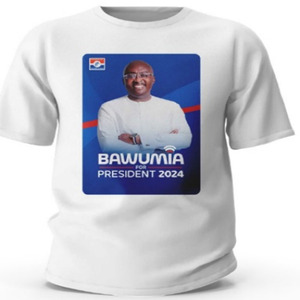Stampa personalizzata Ghana campagna materiali 100% poliestere elezioni politiche T Shirt - Product Image 4