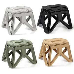 Fábrica Multi Purpose Folding StepStool Portátil Ao Ar Livre Folding Stool Camping Pesca Cadeira Campstool Reforçado Triângulo Fezes