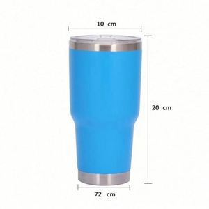 Gobelets isothermes minimalistes de 30 oz avec logo personnalisé, à double paroi, écologiques, compatibles lave-vaisselle et micro-ondes, de qualité alimentaire, pour le café en voyage - Product Image 3