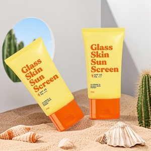 Etiqueta privada Coreana Cuidado de la belleza UV Protector solar <span class=keywords><strong>SPF</strong></span> 40 Hidratación durante todo el día Brillo Crema bloqueadora solar para la piel facial brillante - Product Image 1