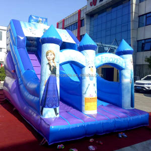Happy Castle Toboganes secos inflables gigantes congelados personalizados para niños <span class=keywords><strong>Castillo</strong></span> hinchable comercial 7X4m con precio <span class=keywords><strong>de</strong></span> fábrica - Product Image 1