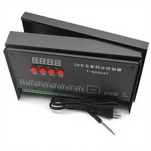 Contrôleur programmable T-8000AC Symphony, 8 voies, source de lumière ponctuelle LED, cascade synchrone multiple, contrôleur par carte SD - Product Image 3