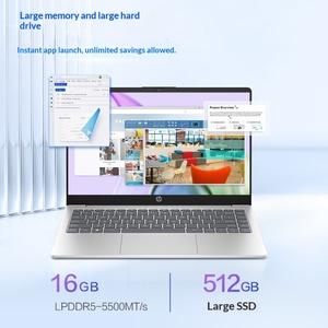 Offre spéciale Nouveaux ordinateurs portables HP Star Book 14 14 pouces fins et <span class=keywords><strong>l</strong></span>égers pour le bureau, processeur AMD Ryzen R5-7520U, 16 Go de mémoire DDR5, SSD - Product Image 4