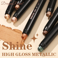 Stylo Eyeliner à double extrémité, éclaircissant, nacré, bâton d'ombre à paupières, ver à soie, couleur de la peau, eyeliner.