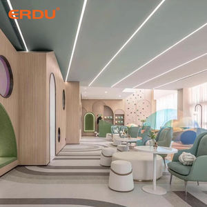 ERDU <span class=keywords><strong>Prix</strong></span> d'usine Profilé en aluminium pour cloison sèche Canal LED pour bande lumineuse Plâtre en alliage d'aluminium durable - Product Image 2