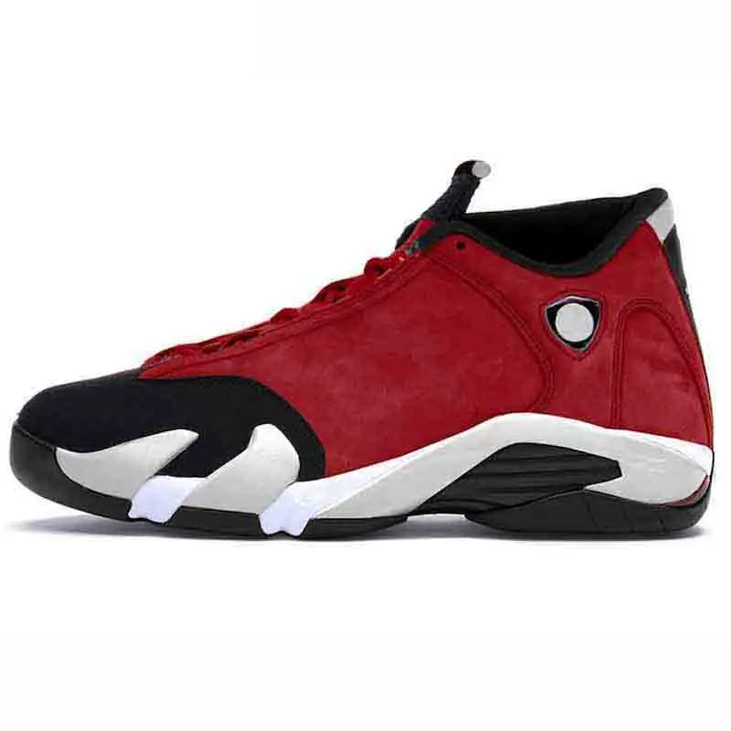 High Quality Men Sports Sneakers Breathable J-14 US13 big size 47 Black Red shoes men