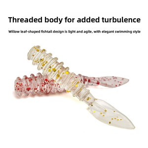 เหยื่อตก<span class=keywords><strong>ปลา</strong></span>ขนาดเล็กพิเศษ ยี่ห้อ US Fishing รุ่น Micro Root Horse Mouth แบบนิ่ม ชนิด Luya แบบกลับหัว เหยื่อ<span class=keywords><strong>ปลอม</strong></span> ทนทานต่อการกัดแทะ ทำจากสแตนเลส  แบบไบโอนิค - Product Image 4