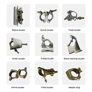 En74 khớp xoay góc phải cố định đôi kẹp giàn giáo khớp nối putlog giàn giáo tay áo Coupler - Product Image 5