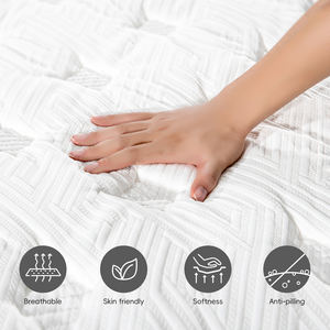 Matelas <span class=keywords><strong>de</strong></span> luxe en boîte pour la maison et l'hôtellerie - Tailles personnalisées, hybride à ressorts ensachés, compressé <span class=keywords><strong>sous</strong></span> <span class=keywords><strong>vide</strong></span> |   Disponible en taille Queen et King - Product Image 5