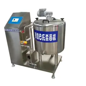 Pasteurizador de aço inoxidável com aquecimento elétrico de alta produtividade, esterilizador de leite de nova tecnologia
