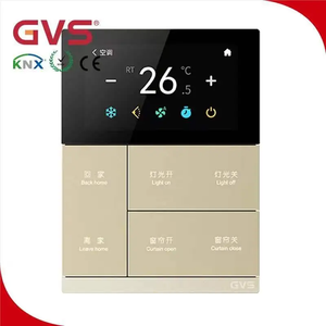 슈퍼 공급 업체 KNX EIB 스마트 홈 빌딩 자동화 시스템 터치 패널 금속 플라스틱 화이트 블랙 그레이 GVS KNX 왈츠
