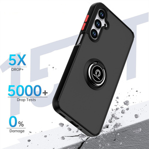 Casse del telefono <span class=keywords><strong>per</strong></span> <span class=keywords><strong>Samsung</strong></span> Galaxy A06 A16 A36 A56 A05 A15 A25 A55 5G traslucido opaca anello cavalletto custodia sottile antiurto - Product Image 3