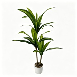 Lifelike Elegant Potted <b>Artificial</b> Cornstalk Dracaena with full lush leaves for office living room balcony green landscape inter - Product Image 1