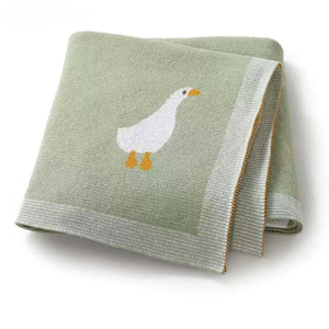 100% manta de algodón orgánico para bebé, diseño de punto Jacquard sólido, herencia de ganchillo, portador de cochecito, envoltura súper suave - Product Image 6