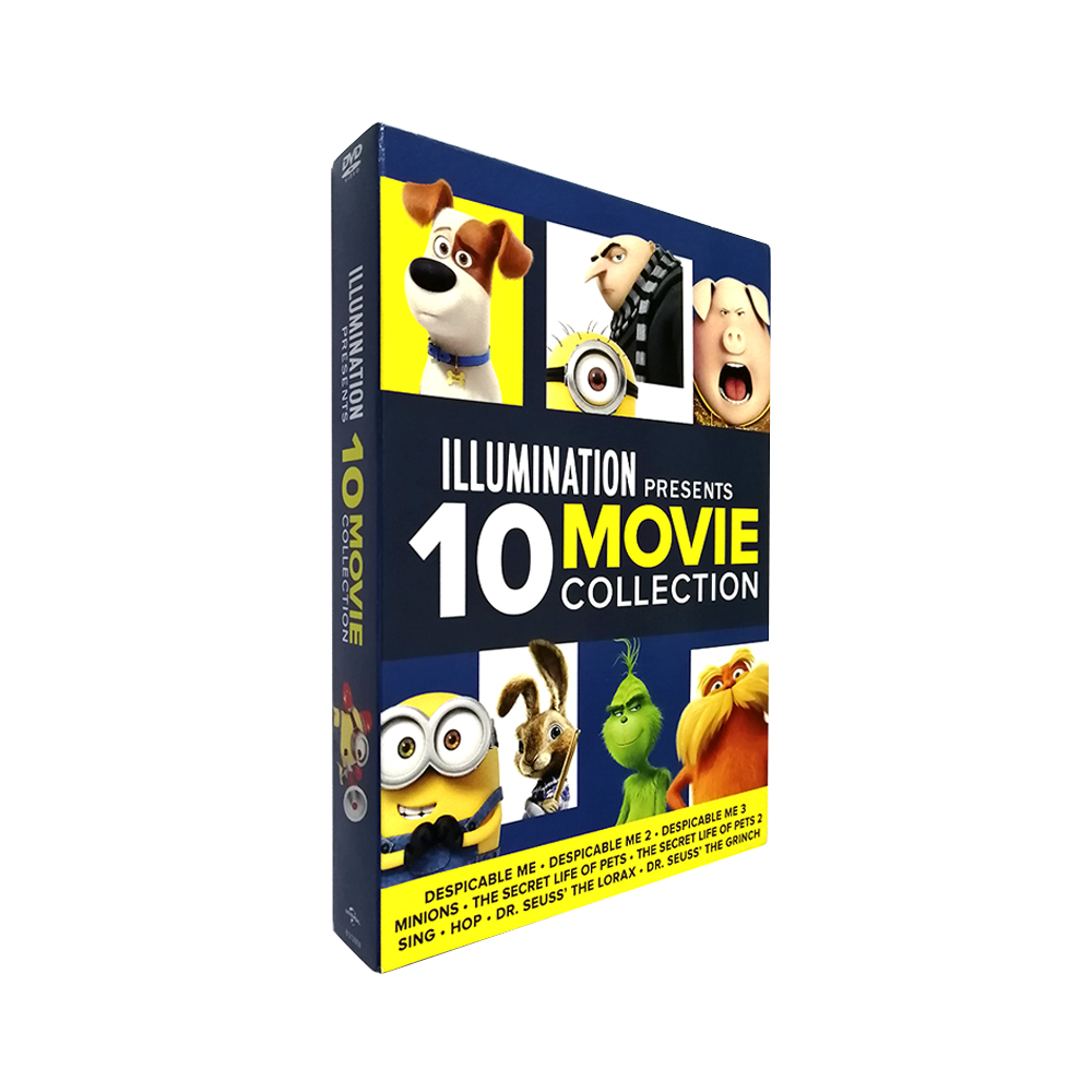 Illumination 10 Movie DVD Collection - 10 Discs Hot Sale for