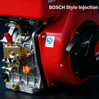 Moteur Diesel Industriel en Gros 186F 9 CV 4 Temps avec Carter Renforcé et Faible Consommation de Carburant pour Machines Agricoles OEM