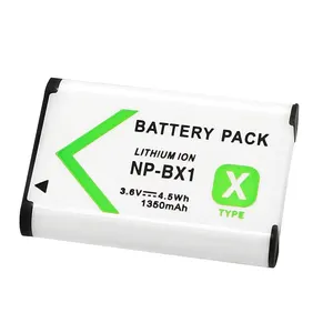 Li-ion battery 3.6v 1350mAh NP-BX1 BX1 for Sony DSC RX1 RX100 AS100V HDR-AS15 HDR-AS10 HDR-AS20