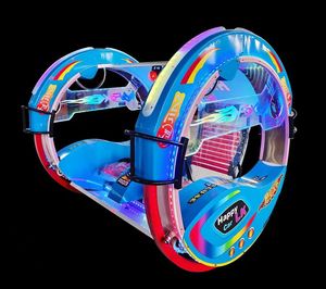 China Factory Jugadores dobles 360 grados Control remoto Coche rodante Carnaval al aire libre Parque de atracciones Paseos Happy Rolling <span class=keywords><strong>Car</strong></span> Game - Product Image 6