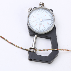 ลูกปัดพลอยธรรมชาติทรงบริลเลียนต์คัท สำหรับทำเครื่องประดับ สีส้มชมพู เปลี่ยนสีได้ แร่ทับทิม ขนาด 1.5 มม. สูง 8 มม. หยก - Product Image 2