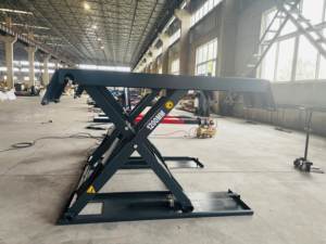 Trihero 하이 퀄리티 4000kg 이동식 유압 가위 자동차 리프트 CE 인증 모바일 1.2M 중간 위치 가위 자동차 리프트 - Product Image 3