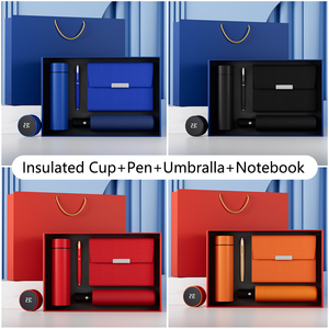 Groothandel Promotie Luxe Geschenken Items Notebook Relatiegeschenk Thermos Beker Aanpasbaar Briefje Boek Geschenkset Met Pen En Fles - Product Image 5