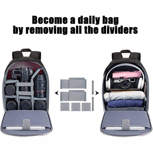 Großhandel wasserdichte Kamera tasche Kompatibel für <span class=keywords><strong>Sony</strong></span> Canon Nikon Kamera und Objektiv Stativ Zubehör Kamera Rucksack Tasche - Product Image 4