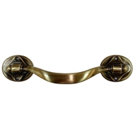 Poignée en métal H040 de style européen en alliage de zinc, designs personnalisables pour accessoires funéraires