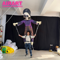 Costume de squelette gonflable personnalisé pour adulte, costume de marionnette gonflable interactif pour festival, défilé, publicité