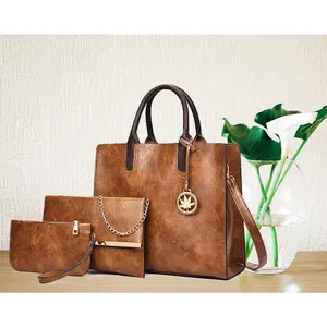 2023 Large capacity crossbody bag cross-border foreign trade women's wholesale handbag fashion three piece set tote bag