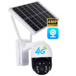 Câmera ao ar livre WiFi 4G 8W Painel Solar Bateria embutida PTZ Câmera sem fio 4MP Segurança Wifi Rede Câmera Solar - Product Image 2