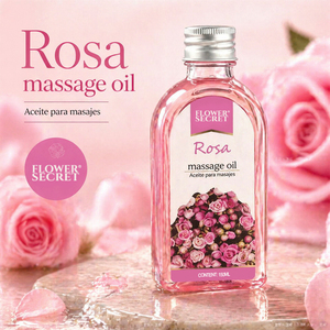 Flower <span class=keywords><strong>Secret</strong></span> Safe, Aceite de Masaje Corporal Hidratante y Blanqueador con Compuesto de Rosas Orgánicas Naturales, Sin Efectos Secundarios, para Todo Tipo de Piel - Product Image 3