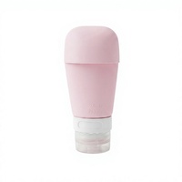 Botella de Viaje de Silicona Suave Personalizada con Cepillo Exfoliante Facial Integrado, Proveedor de Frascos de Viaje