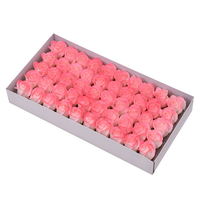 Nouveau Design Saint Valentin Peinture Couleur Rose Savon Fleur Boîte Cadeau Bouquet