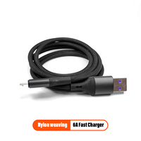 Kabel Data Micro USB Wonderphon SX-68 dengan Pengisian Cepat 6A, Jaket TPE Ramah Lingkungan, Kemasan Grosir untuk Ponsel Android