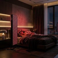 Panneau de thérapie par la lumière rouge infrarouge LED debout 660nm 850nm pour usage domestique prise américaine