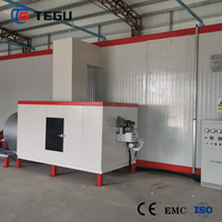 Four de peinture en poudre pour profilés en alliage d'aluminium, conception à chauffage électrique économe en énergie pour les cadres de fenêtres et de portes