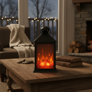 Lanterna decorativa media con effetto fuoco (F-Bright 2425000) - Product Image 3