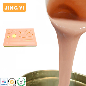 מפעל מכירות סיליקון פלטינה נוזלי עבור גומי מוצר עור עור פצע מודול פצע עור אימון תפר אימון כרית סיליקון רך - Product Image 3