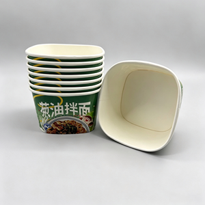 Anti‑seepage <b>Paper</b> <b>Bowl</b> PE Coated 500ml 800ml Custom Size Oil‑Proof Weight Printing for Hot‑cold Mixed Food Wholesale - Product Image 4