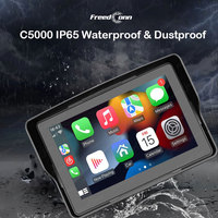 Freedconn C5000 Navigation Moto CarPlay DVR pour écran 5 pouces 480P Moniteur Android Auto sans fil étanche