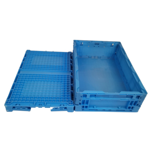 Container Box Bin Heavy Duty Pallet Packaging Storage Crates Plastic Foldable Stackable Collapsible Fruit Vegetable Pp Folding