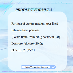 <span class=keywords><strong>Bouillon</strong></span> <span class=keywords><strong>de</strong></span> pomme <span class=keywords><strong>de</strong></span> terre et <span class=keywords><strong>de</strong></span> dextrose utilisé pour la <span class=keywords><strong>culture</strong></span> des moisissures et des levures - Product Image 3