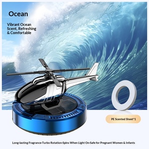 Profumatore <span class=keywords><strong>per</strong></span> Auto a Energia Solare a Forma di Elicottero, <span class=keywords><strong>Deodorante</strong></span> <span class=keywords><strong>per</strong></span> Auto, Mini Decorazione <span class=keywords><strong>per</strong></span> Bocchette d'Aria - Product Image 6