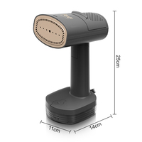 Défroisseur Vapeur Portable RAF R.1023 1500W 230ml 2-en-1 avec Aspiration et Fer à Repasser Vapeur Multi-Vitesses pour Maison et Voyage