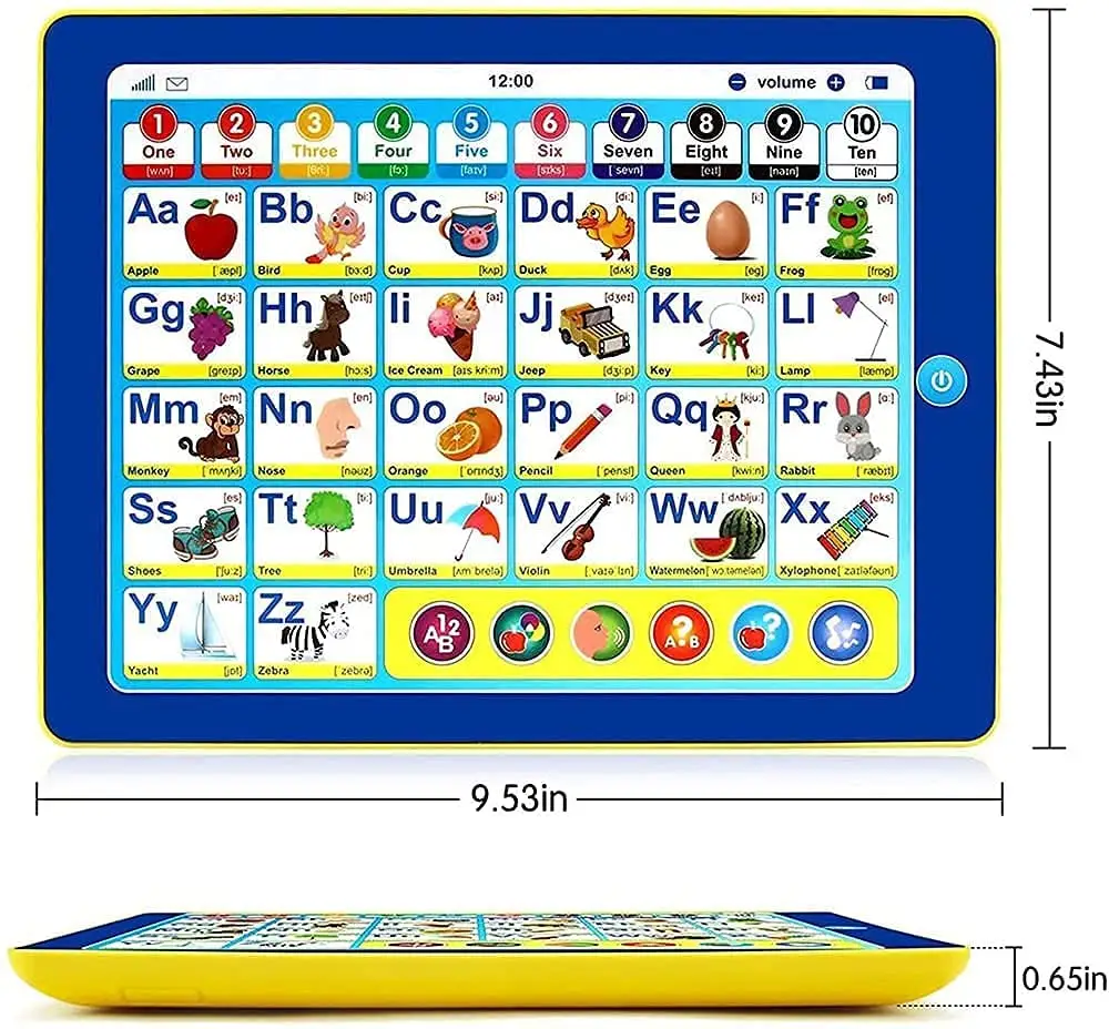 Tablette de jouets éducatifs pour enfants, Direct d'usine, tablette d'apprentissage avec lecture sonore, Machine d'apprentissage pour bébé