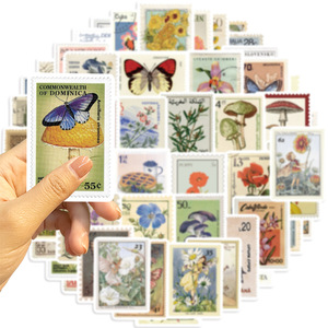 Sellos postales globales Reino Unido EE. UU. Francia Alemania Australia Colección de pegatinas de sellos - Product Image 4