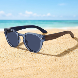 แว่นกันแดดโพลาไรซ์ทรงคลาสสิคขนาดใหญ่ ขาแว่นไม้ไผ่ธรรมชาติ สไตล์วินเทจ ป้องกันรังสียูวี 400 เหมาะสำหรับขับรถ ท่อง<span class=keywords><strong>เที่ยว</strong></span> และใช้ในชีวิตประจำวัน - Product Image 1