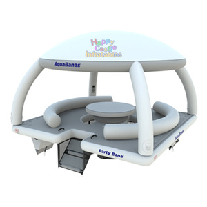 Aqua party Bana Plate-forme flottante commerciale gonflable pour jet d'eau de mer <span class=keywords><strong>dock</strong></span> de ski plate-forme flottante pour tous les âges - Product Image 1